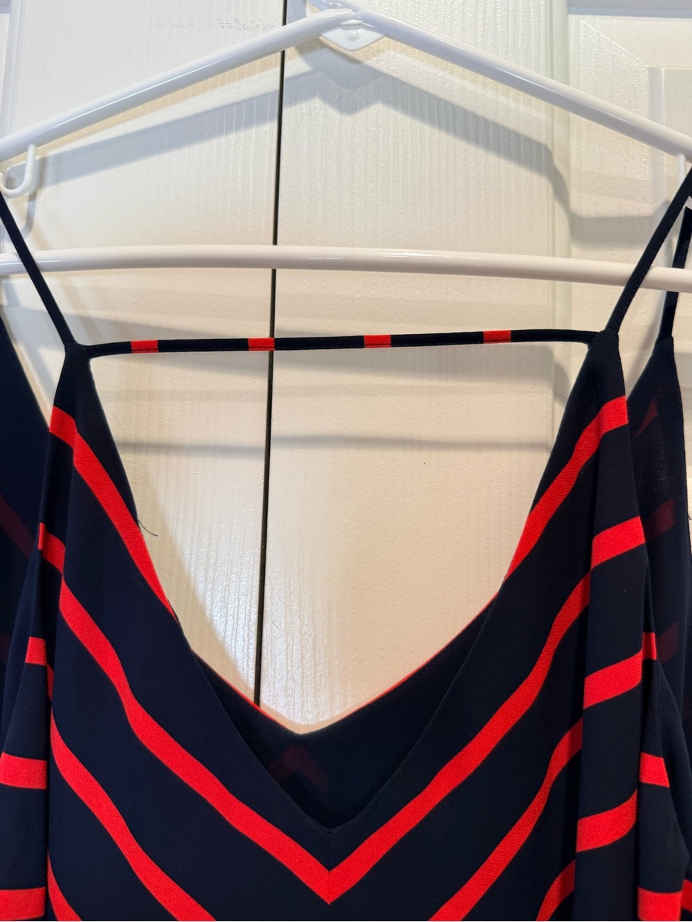 LOFT Navy Tank Top with Red Trim - Picture 5 of 6
